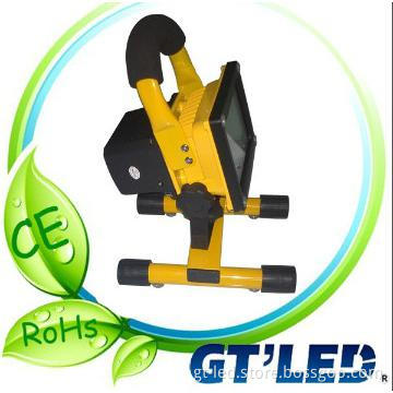 Portable 10w led floodlight with ce, rohs, saa approved